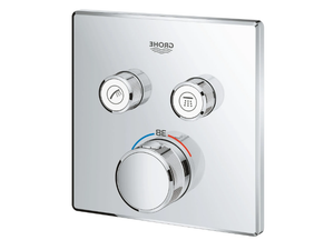 GROHTHERM SMARTCONTROL - Recessed shower mixer with plate - Shower by Grohe