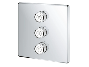 GROHTHERM SMARTCONTROL - Recessed shower mixer with plate - Shower by Grohe