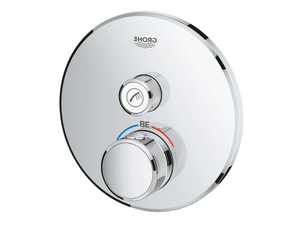 GROHTHERM SMARTCONTROL - Thermostatic shower mixer with plate - Shower by Grohe