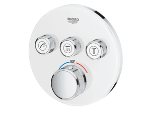 GROHTHERM SMARTCONTROL - Thermostatic shower mixer with plate - Shower by Grohe