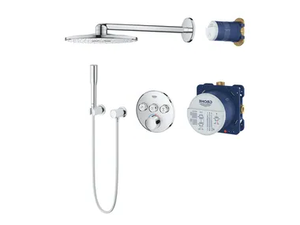 SMARTCONTROL - Thermostatic shower set with hand shower with overhead shower - Shower by Grohe