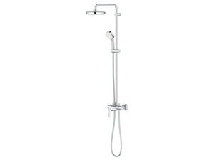 TEMPESTA COSMOPOLITAN SYSTEM 210 - Wall-mounted shower panel with hand shower with overhead shower - Shower panel by Grohe