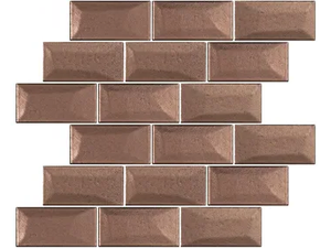 LIBRA SHINE COPPER - Indoor single-fired ceramic wall tiles with brick effect - Wall tile-stone-brick by gruppo bardelli