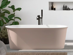 AVIGO - Mineraltek freestanding oval bathtub - Bathtub by Gruppo Geromin