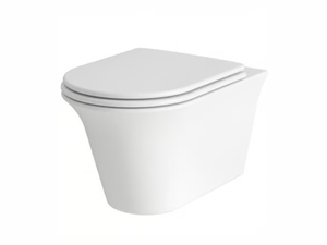 AVIGO - Wall-hung ceramic toilet - Toilet seat by Gruppo Geromin