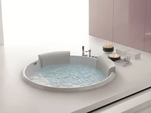 BOLLA T 160 - Hydromassage round bathtub - Bathtub by Gruppo Geromin