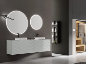 ECLIPSE ECL02 - Suspended bathroom cabinet with drawers - Washbasin cabinet by Gruppo Geromin