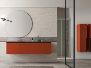 ELITE ELI03 - Wall-mounted vanity unit with drawers - Washbasin cabinet by Gruppo Geromin