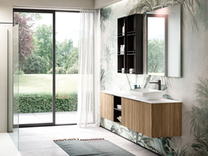 ELITE ELI04 - Wall-mounted vanity unit - Washbasin cabinet by Gruppo Geromin
