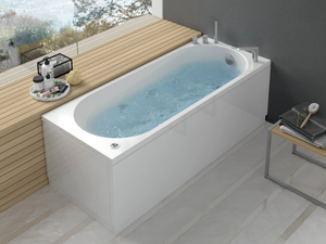 NOVA - Hydromassage corner bathtub - Bathtub by Gruppo Geromin