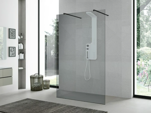 SIDE FREE - Crystal Walk in shower - Shower by Gruppo Geromin