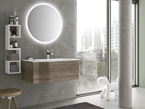 STR8 301 - Wall-mounted vanity unit with drawers - Washbasin cabinet by Gruppo Geromin