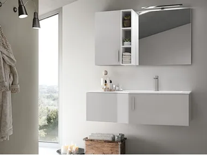 STR8 309 - Wall-mounted vanity unit with drawers - Washbasin cabinet by Gruppo Geromin