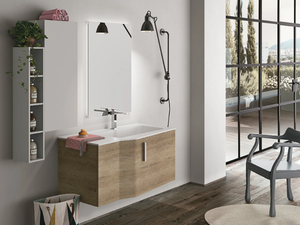 STR8 317 - Wall-mounted vanity unit with drawers - Washbasin cabinet by Gruppo Geromin