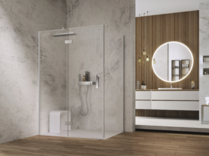 STYLÉ - Rectangular crystal shower cabin - Shower by Gruppo Geromin