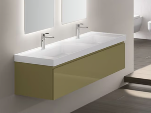 VERA - Double ceramic washbasin - Washbasin by Gruppo Geromin