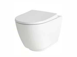 VOGA - Wall-hung ceramic toilet - Toilet seat by Gruppo Geromin