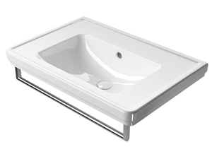 CLASSIC 75 - Wall-mounted rectangular washbasin - Washbasin by GSI ceramica