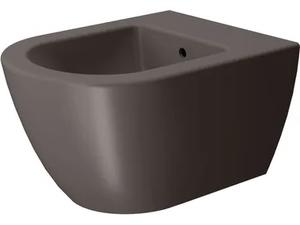 COLOR ELEMENTS 50X36 - Wall-hung back to wall ceramic bidet - Toilet seat by GSI ceramica