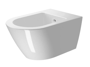KUBE X 55/F - Wall-hung ceramic bidet with overflow - Toilet seat by GSI ceramica