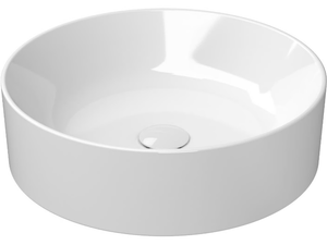 KUBE X Ø45 - Countertop round ceramic washbasin - Washbasin by GSI ceramica