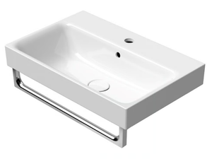 NUBES 60X40 - Inset rectangular ceramic washbasin - Washbasin by GSI ceramica