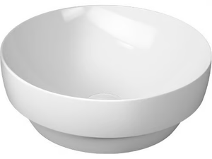 PURA 40/TI - Round ceramic washbasin - Washbasin by GSI ceramica
