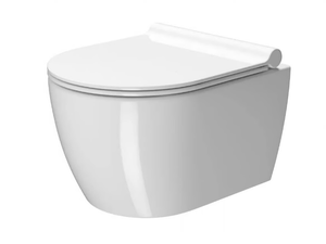 PURA 46X35 - Contemporary style wall-hung ceramic toilet - Toilet seat by GSI ceramica