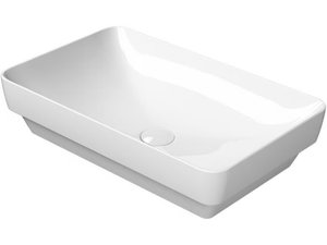 PURA 60/TI - Rectangular ceramic washbasin - Washbasin by GSI ceramica
