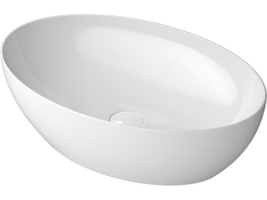 PURA 60X42 - Countertop oval washbasin - Washbasin by GSI ceramica
