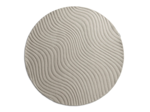 FLUID ONDA CORDA Ø 240 CM - Wool and nylon round rug - Rug by G.T.DESIGN