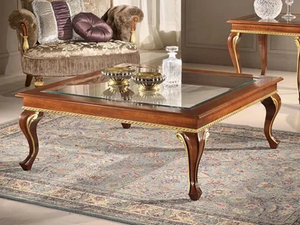 CLASSICO 1251G - Square solid wood coffee table - Coffee table by Guerra Vanni