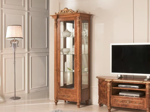 CLASSICO 2070 - Solid wood display cabinet - Cabinet by Guerra Vanni