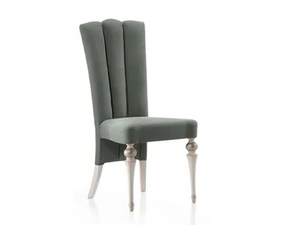 CLASSICO 907S - Upholstered velvet chair - Chair by Guerra Vanni