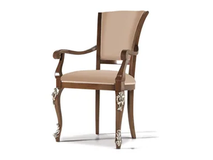 CLASSICO 910P - Solid wood chair with armrests - Chair by Guerra Vanni
