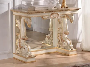 DOLPHIN - Rectangular solid wood console table - Console by Guerra Vanni
