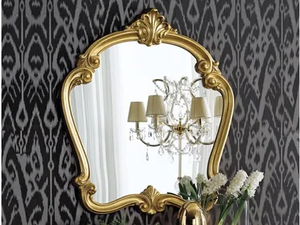 EVA - Framed wall-mounted solid wood mirror - Accessories by Guerra Vanni