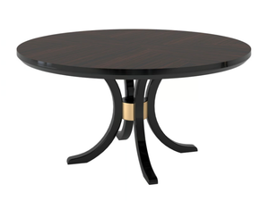 ICONIC - Round wood veneer table - Table by Guerra Vanni