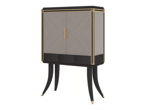 KARL - Wood veneer bar cabinet - Cabinet by Guerra Vanni