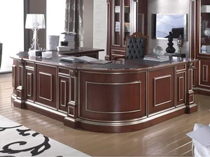 KING - Solid wood executive desk with drawers - Desk by Guerra Vanni