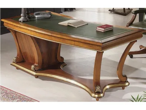 LUXURY - Leather executive desk with drawers - Desk by Guerra Vanni