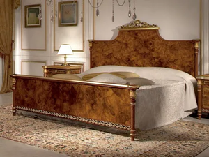 LUXURY - Solid wood double bed - Bed frame by Guerra Vanni