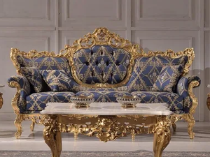 MARIA - 3 seater tufted fabric sofa - Sofa by Guerra Vanni