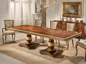 MIDA - Rectangular solid wood living room table - Table by Guerra Vanni