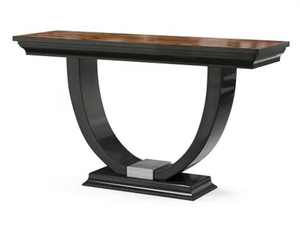 OSCAR - Rectangular wood veneer console table - Console by Guerra Vanni