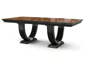 OSCAR - Rectangular wood veneer table - Table by Guerra Vanni