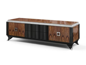 OSCAR - Wood veneer TV cabinet with drawers - Cabinet by Guerra Vanni