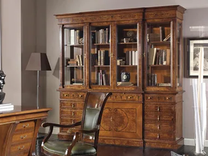 TIMELESS - Freestanding solid wood bookcase with drawers - Cabinet by Guerra Vanni