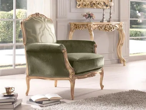VICKY - Fabric armchair with armrests - Armchair by Guerra Vanni