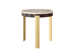 ZEUS - Round wood veneer coffee table - Coffee table by Guerra Vanni